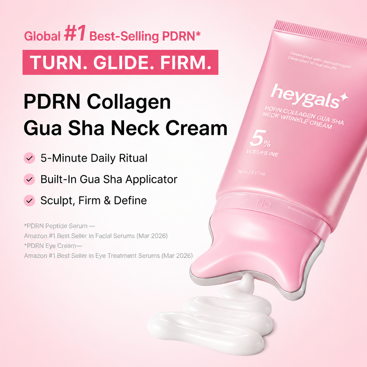 HeyGals Pink Collagen Wrinkle Neck Cream